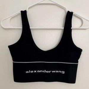 Alexander Wang Logo Bra Small